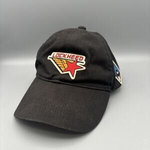 Red Canoe Lockheed SR-71 Blackbird Cap Black Pilot Hat Adjustable